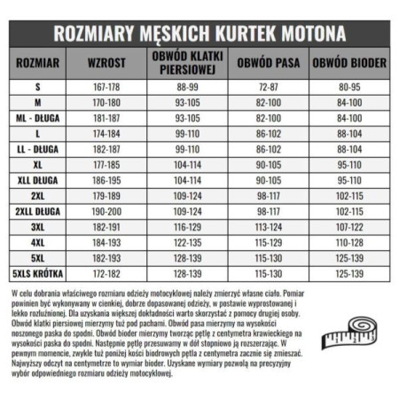 KURTKA MOTONA VENTA ROZM 3XL