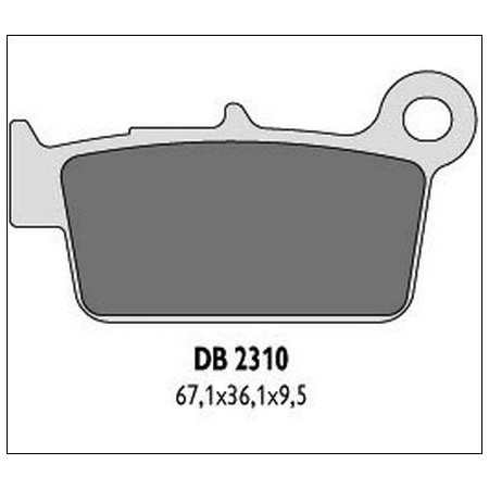 KLOCKI HAMULCOWE DELTA BRAKING KH367