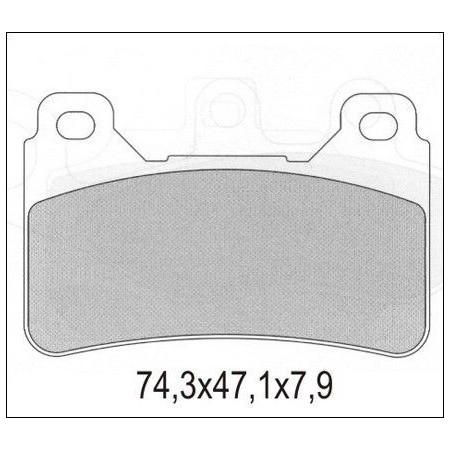 KLOCKI HAMULCOWE GALFER KH390