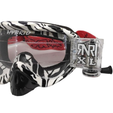 Gogle RIP N ROLL hybrid xl wild black/white roll o