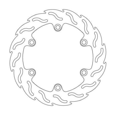 TARCZA HAMULCOWA FLAME MOTO-MASTER TYŁ 110322