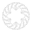 TARCZA HAMULCOWA MOTO-MASTER PRZÓD LEWA F110424