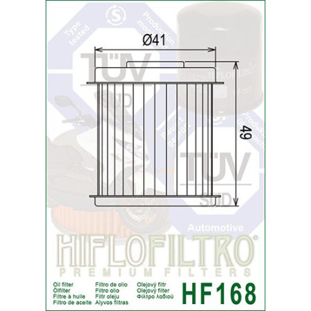 FILTR OLEJU HF168