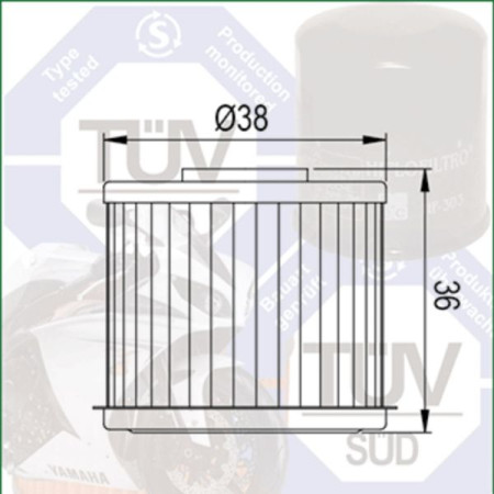 FILTR OLEJU HF117