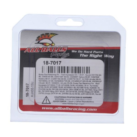 TRZPIENIE (WIESZAKI) KLOCKÓW HAMULCOWYCH PRZÓD ALL