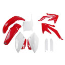 KOMPLET PLASTIKÓW + OSŁONY TELESKOPÓW UFO CRF 450R