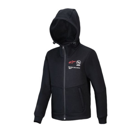 Fleece yth racer MX black m