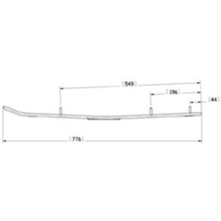 SZYNA KIEROWNICZA SNO-X