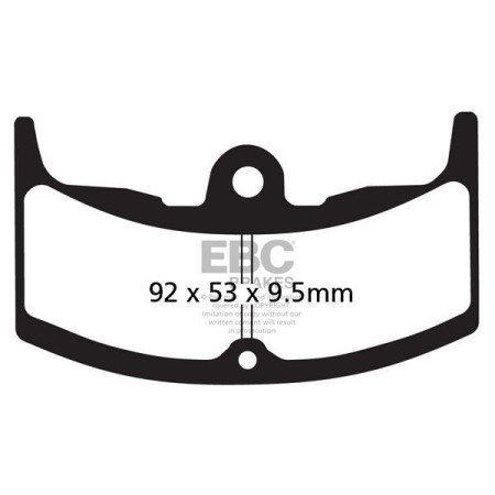 Klocki hamulcowe EBC FA STREET HONDA CBX550