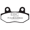 Klocki hamulcowe EBC FA HH HYOSUNG GT125 GT250