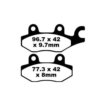 Klocki hamulcowe EBC SINT R YAMAHA TDR126