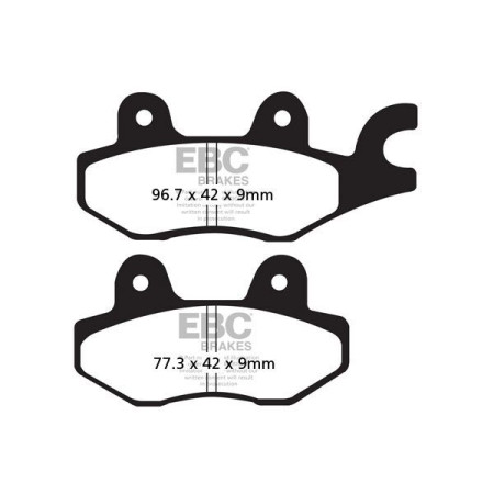 Klocki hamulcowe EBC GPFA KAWASAKI EX300