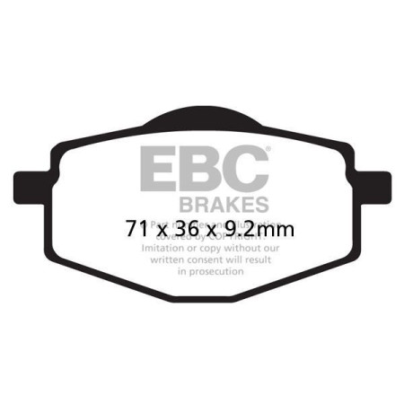 Klocki hamulcowe EBC SFA HH MBK FLAME