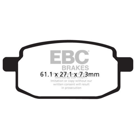 Klocki hamulcowe EBC SFA CARBON HYOSUNG NEWTEE