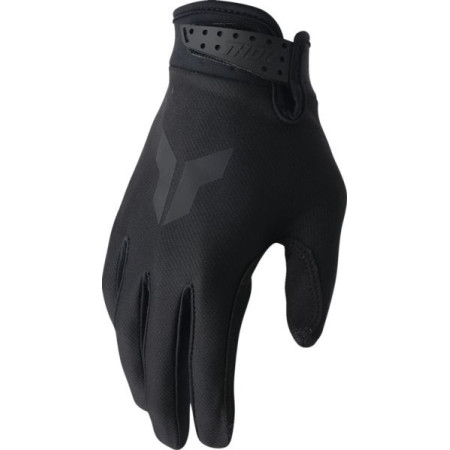 Rękawiczki THOR LAUNCHMODE BLACK czarne XS