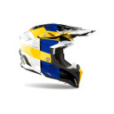 Kask AIROH AVIATOR 3 Monarch Blue/Yellow Gloss L