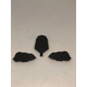 Airoh Commander/Commander 2 Kit Tap Coverscrew Pea