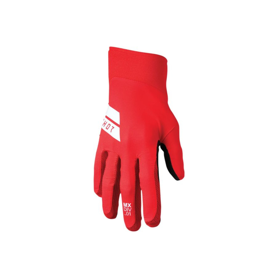 Rękawiczki THOR agile hero red/white L