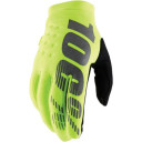 Rękawiczki 100% brisker fluo yellow youth L