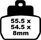 Klocki hamulcowe EBC sfa425 (KH425)