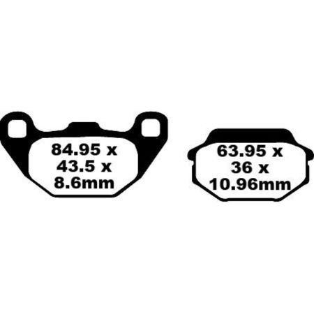 Klocki EBC sfa305 KYMCO