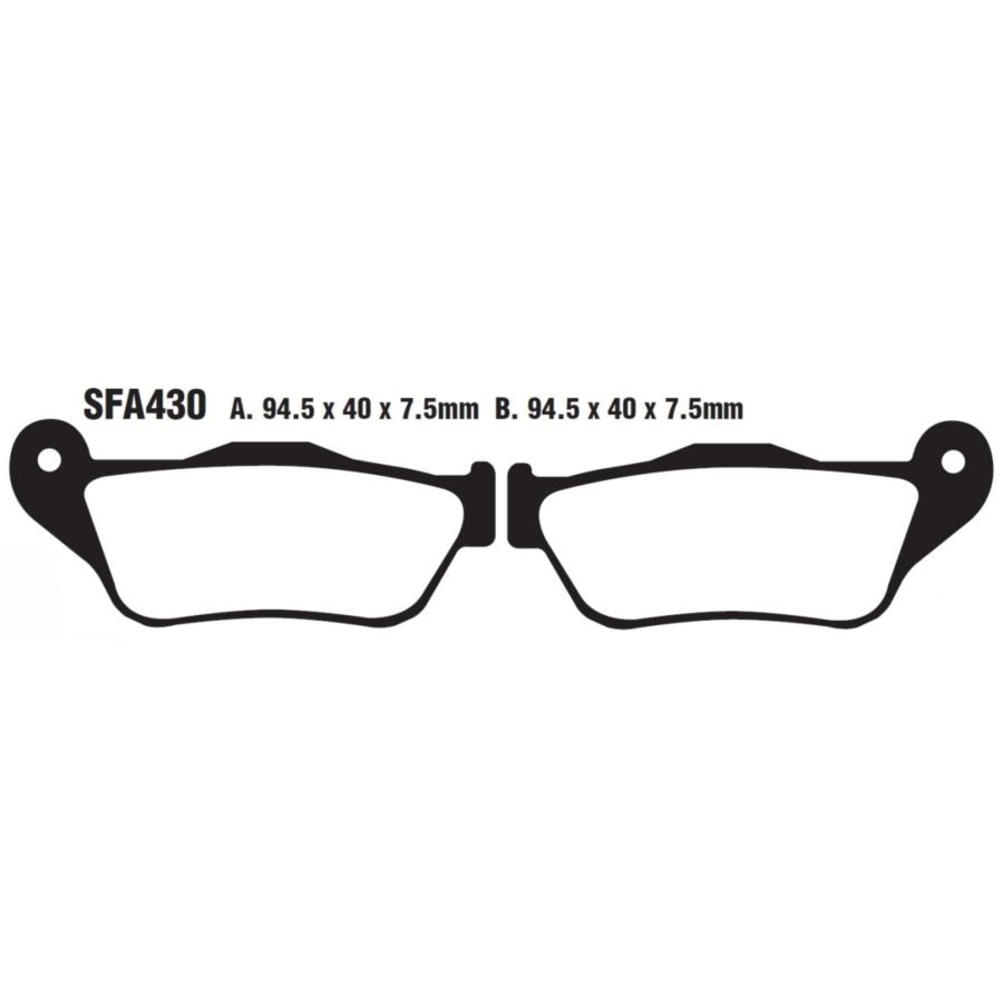 Klocki hamulcowe EBC sfa430 ( KH430 )