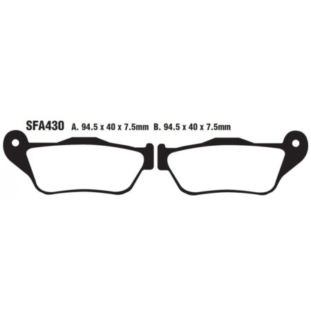 Klocki hamulcowe EBC sfa430 ( KH430 )