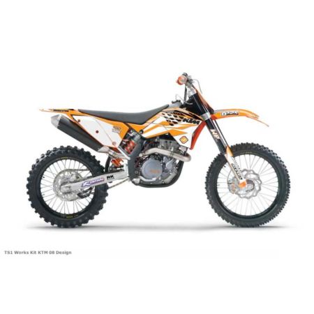 Okleina flu ts1 full kit KTM sx85 04-08