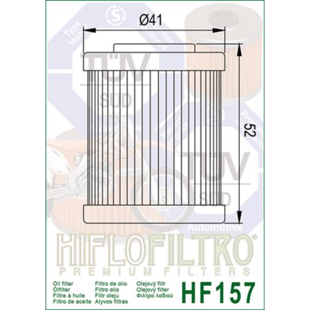 Filtr oleju HF157