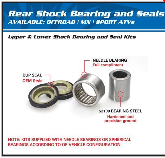 Górne łożysko amortyzatora tył SUZUKI rm/rmz