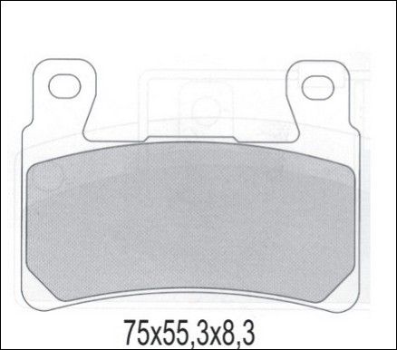 Klocki hamulcowe GALFER KH265, KH296