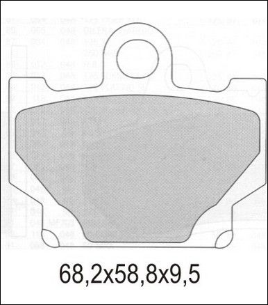 Klocki hamulcowe GALFER KH81
