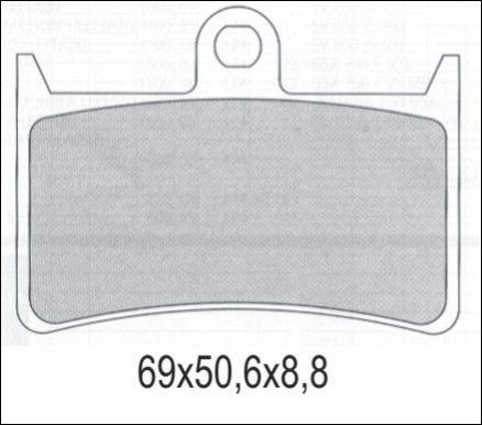 Klocki hamulcowe GALFER KH252, KH380