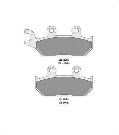 Klocki hamulcowe KH172