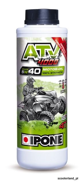 Olej silnikowy atv 4000 5w40 syntetyk IPONE 1l