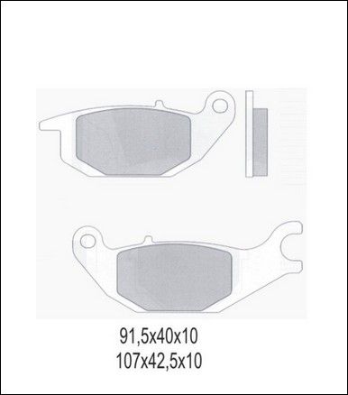 Klocki hamulcowe GALFER KH343