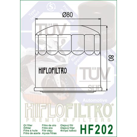 Filtr oleju HF202