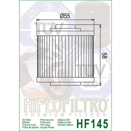 Filtr oleju HF145