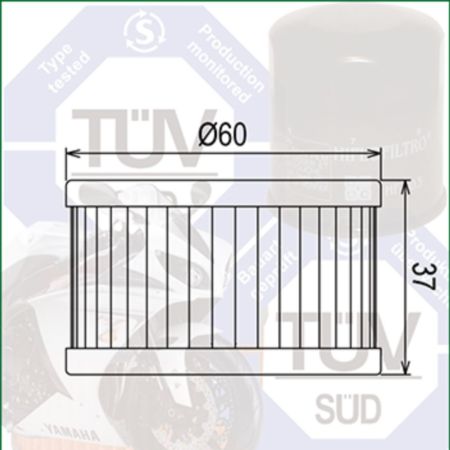 Filtr oleju HF137