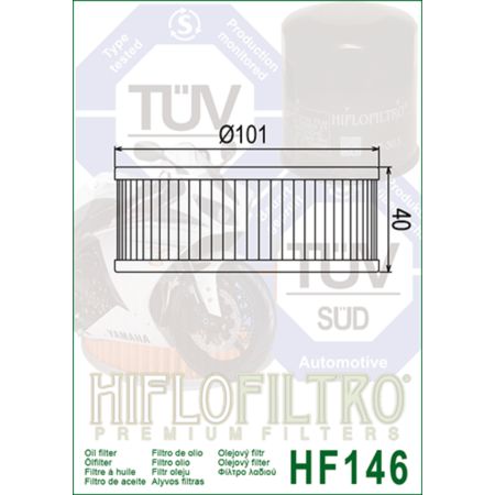 Filtr oleju HF146
