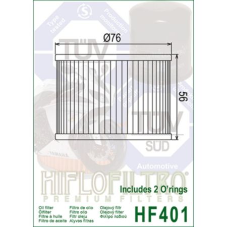 Filtr oleju HF401