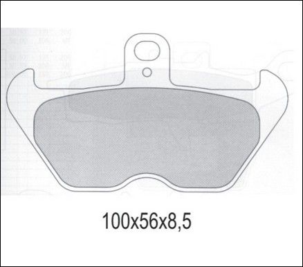 Klocki hamulcowe GALFER KH246, KH407