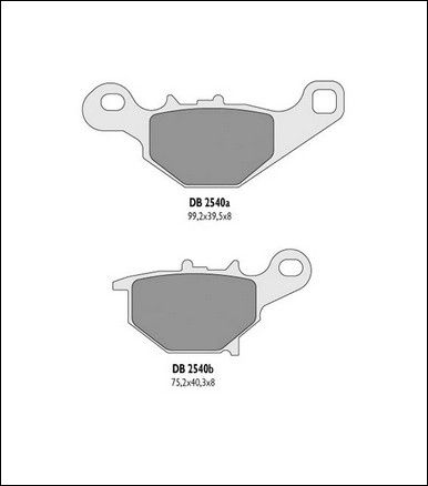 Klocki hamulcowe DELTA BRAKING KH401 rm 85