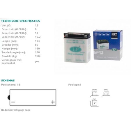 Akumulator LANDPORT yb12al-a