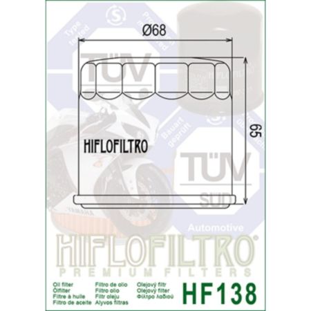 Filtr oleju VESRAH HF138