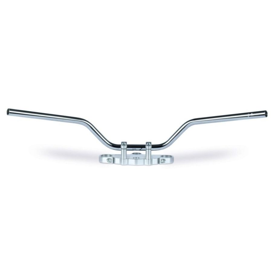 Kierownica LUCAS stalowa 22mm chrom classic high