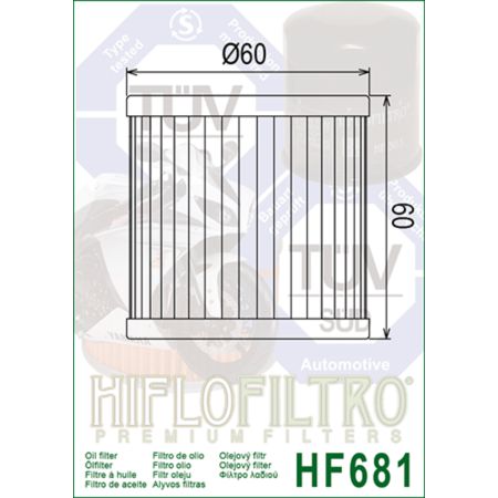 Filtr oleju HF681