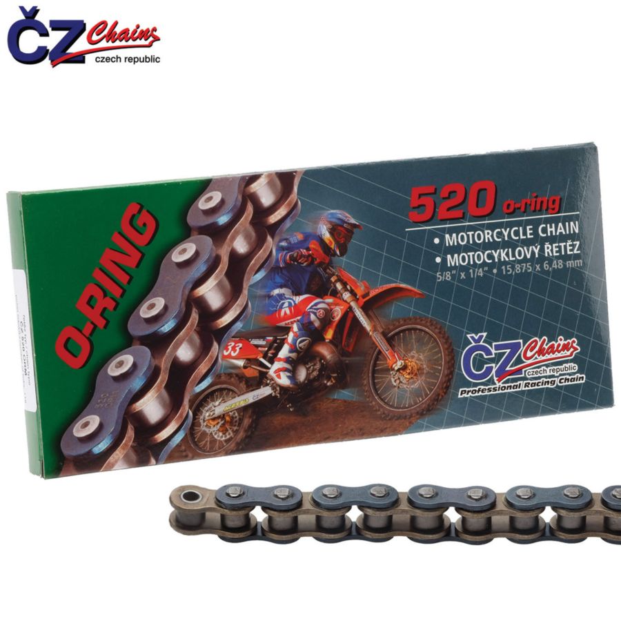 Łańcuch CZ 520orm 118 ogniw (o-ring)
