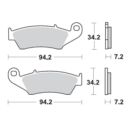 Klocki hamulcowe MOTO-MASTER KH185 (11)