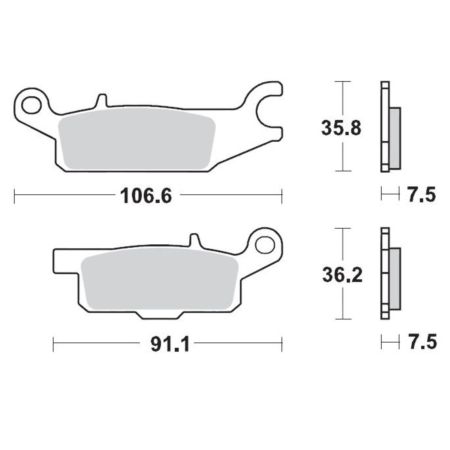 Klocki hamulcowe MOTO-MASTER KH443 (11)